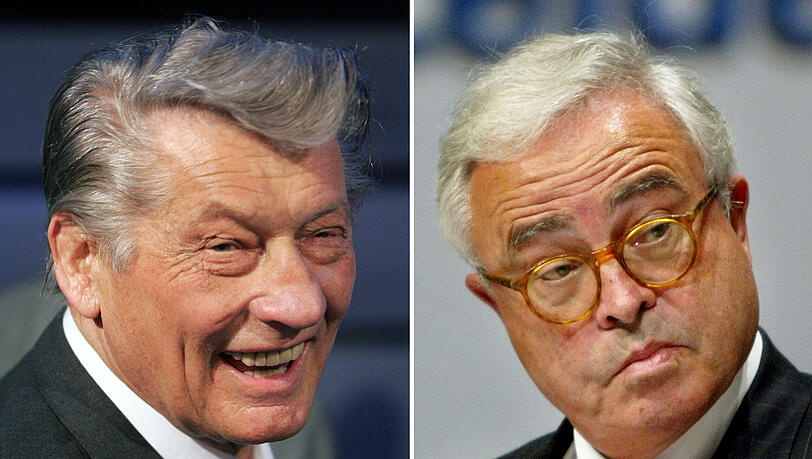 Der eine sagt, der andere sei schuld: Leo Kirch vs. Rolf Breuer Der eine sagt, der andere sei schuld: Leo Kirch vs. Rolf Breuer