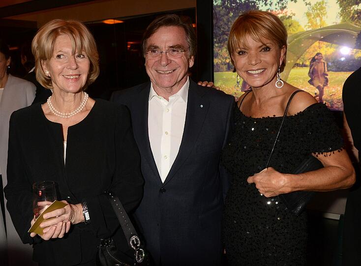 Schauspieler unter sich : Christiane Hörbiger (l-r), Elmar Wepper und Uschi Glas