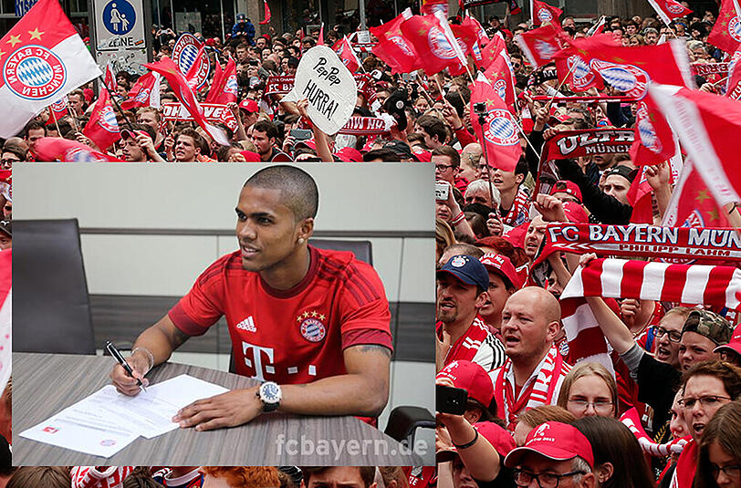 Hat für fünf jahre beim FC Bayern unterschrieben: Douglas Costa.
