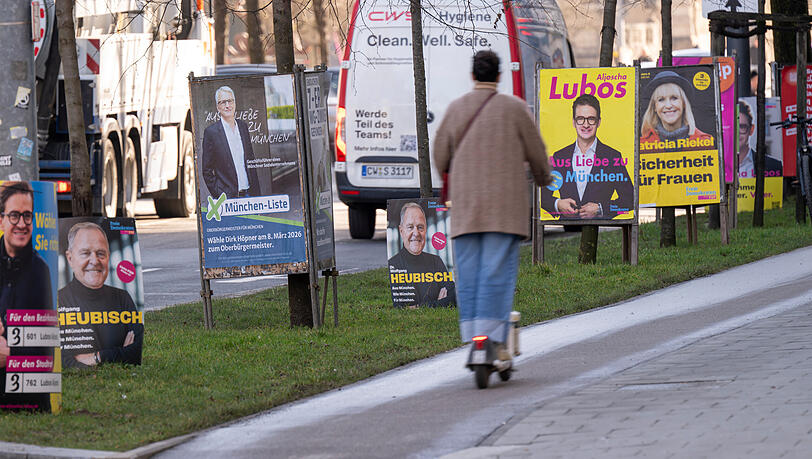 Bald hat M&uuml;nchen die Qual der Wahl: Zwischen 14 verschiedenen Parteien k&ouml;nnen sich die W&auml;hler diesmal bei der Kommunalwahl am 8. M&auml;rz entscheiden.