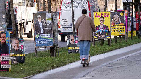 Bald hat M&uuml;nchen die Qual der Wahl: Zwischen 14 verschiedenen Parteien k&ouml;nnen sich die W&auml;hler diesmal bei der Kommunalwahl am 8. M&auml;rz entscheiden.