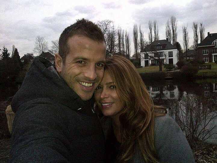Rafael van der Vaart postet ein Bild mit Sabia Boulahrouz