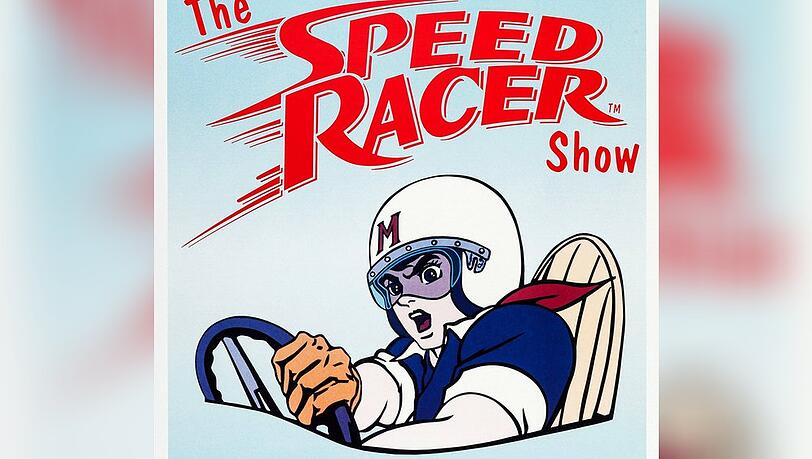 Plakat zur "Speed Racer"-Serie.