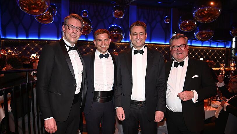 Markus Blume, Maximilian Böltl, Georg Eisenreich, Josef Schmid vertraten die Politik auf dem Ball der CSU Markus Blume, Maximilian Böltl, Georg Eisenreich, Josef Schmid vertraten die Politik auf dem Ball der CSU