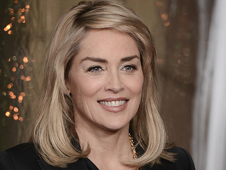 Hollywood-Star Sharon Stone bei der amfAR Gala im Dezember 2013 in Los Angeles