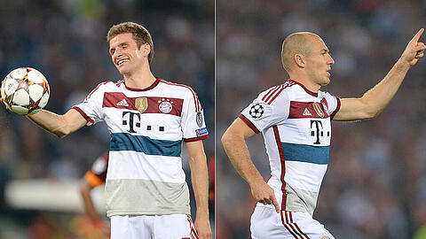 So sah die AZ-Sportredaktion die Leistung der Bayern-Profis nach der der 7:1 Gala in AS Rom. Klicken Sie sich durch die Einzelkritik!