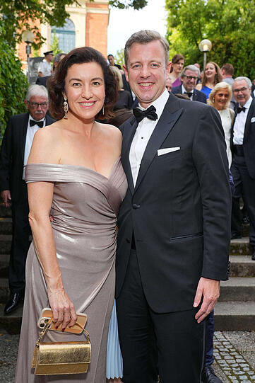 Dorothee Bär, Bundesministerin für Forschung, Technologie und Raumfahrt, und Ehemann Olive