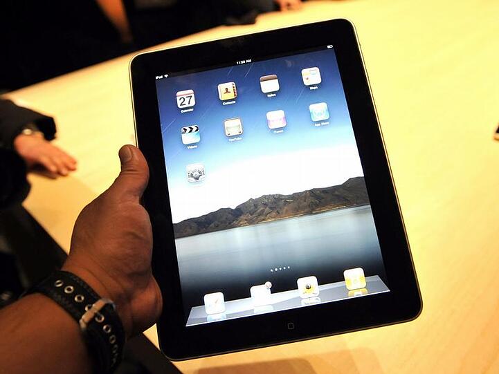 Der iPad, eine Mischung aus E-Reader, iPod und Tablet-PC