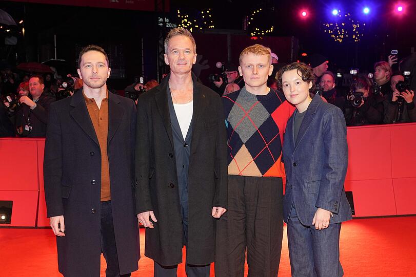 Ken Petrie, Neil Patrick Harris, Jaques Black und Bella Ramsey