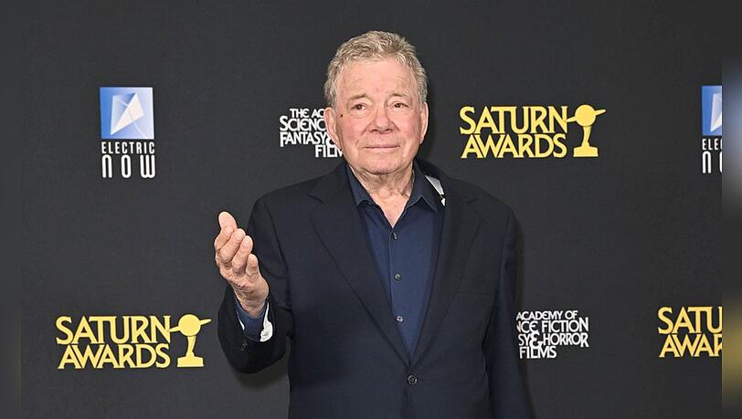 William Shatner ist mit 94 noch sehr aktiv - hier bei den Saturn Awards in Burbank, Kalifornien.