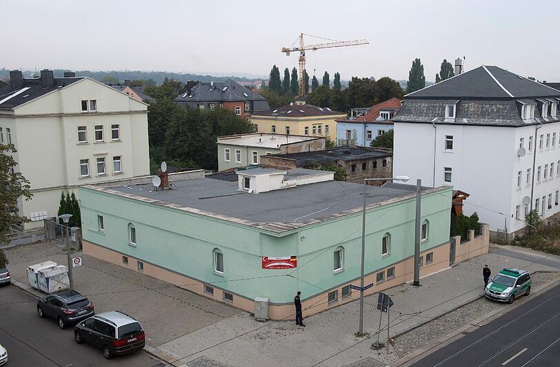 Die Moschee befindet sich unweit des Bahnhofs Friedrichstadt. Foto: Sebastian Kahnert