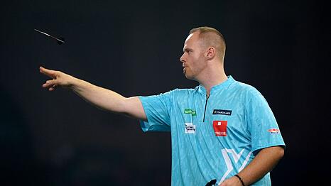 Chancenlos gegen Luke Woodhouse: Max Hopp.