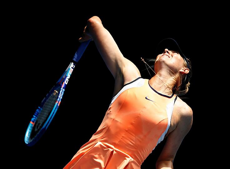 Die Russin Maria Sharapova.