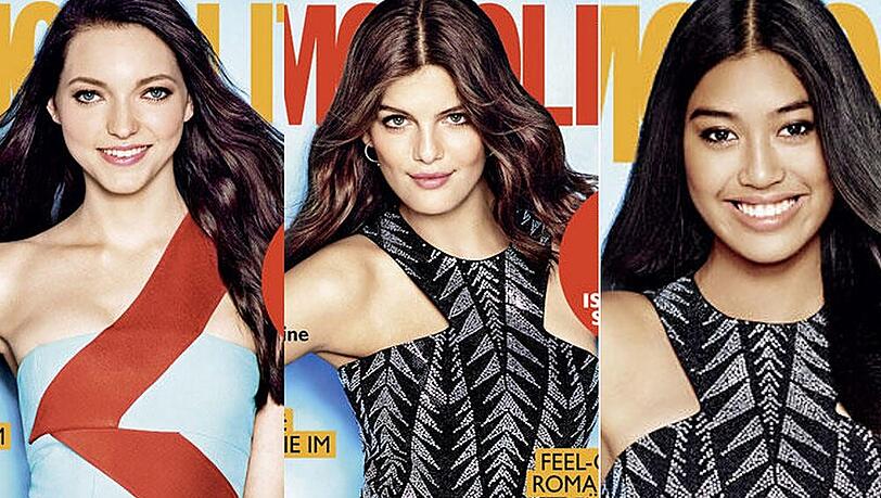 Zwischen diesen drei Grazien können die Leser der "Cosmopolitan" entscheiden, oder einfach alle drei kaufen