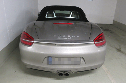My friends all drive Porsches... Oder wie ein Blick in die Tiefgarage zeigt: Ziemlich viele Nachbarn.