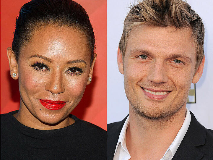 Freunde und bald auch Kollegen auf Tour? Mel B. und Nick Carter