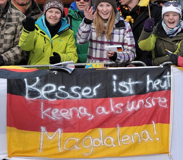 Ruhpolding bejubelt Magdalena Neuner.