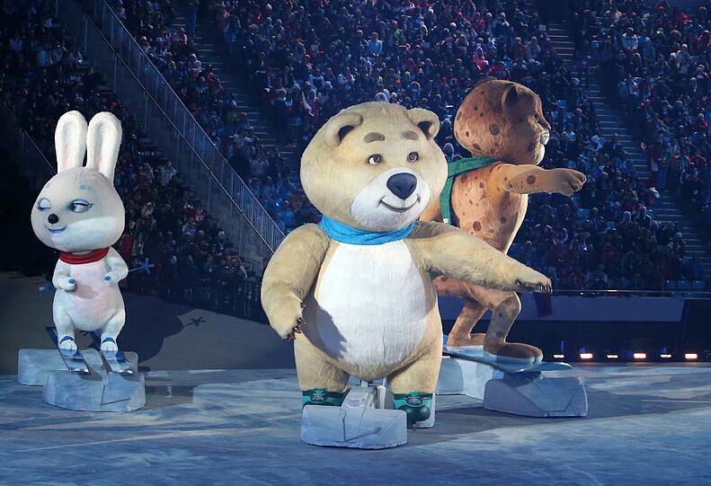 Weitere Bilder von der Eröffnungsfeier der Olympischen Spiele in Sotschi.