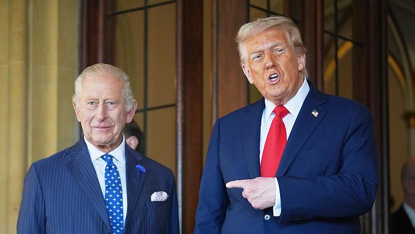 Trump bezeichnet den König als "Freund". (Archivbild) Trump bezeichnet den König als "Freund". (Archivbild)