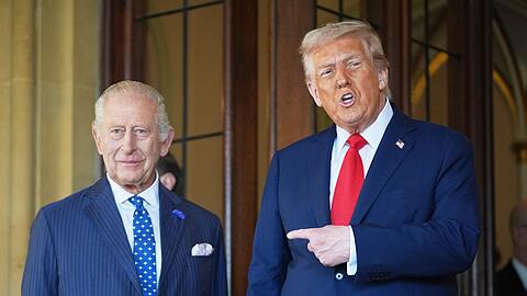 Trump bezeichnet den K&ouml;nig als "Freund". (Archivbild)