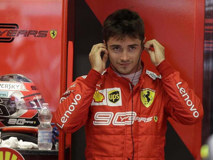 Charles Leclerc fuhr im Ferrari die Trainingsbestzeit.