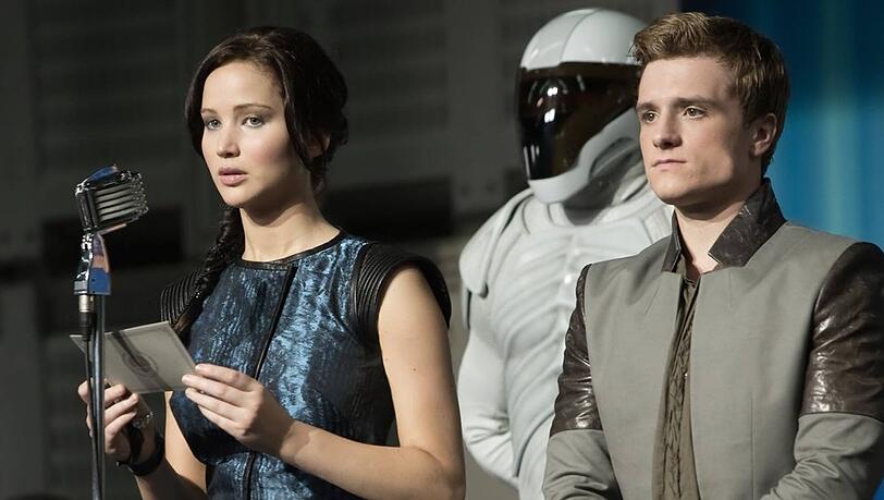 "Die Tribute von Panem - Catching Fire" mit Jennifer Lawrence und Josh Hutcherson als Katniss Everdeen und Peeta Mellark.