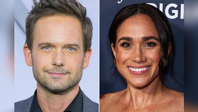 In "Suits" spielten sie ein Liebespaar: Patrick J. Adams und die heutige Herzogin Meghan. In "Suits" spielten sie ein Liebespaar: Patrick J. Adams und die heutige Herzogin Meghan.