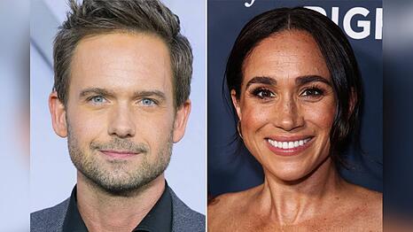 In "Suits" spielten sie ein Liebespaar: Patrick J. Adams und die heutige Herzogin Meghan.