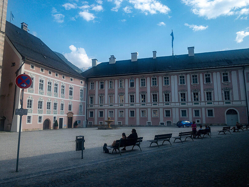 Das Königliche Schloss in Berchtesgaden. Das Königliche Schloss in Berchtesgaden.
