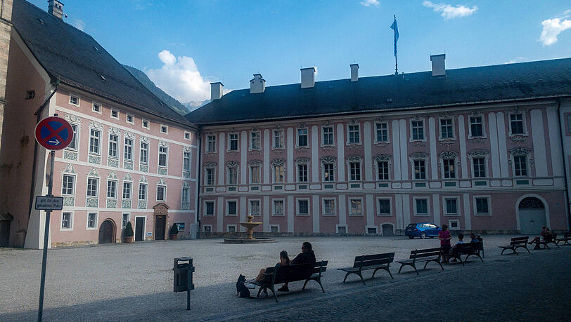 Das Königliche Schloss in Berchtesgaden. Das Königliche Schloss in Berchtesgaden.