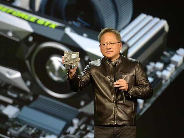 Nvidia-Chef Jen-Hsun Huang schaut zuversichtlich aufs Jahr 2019.
