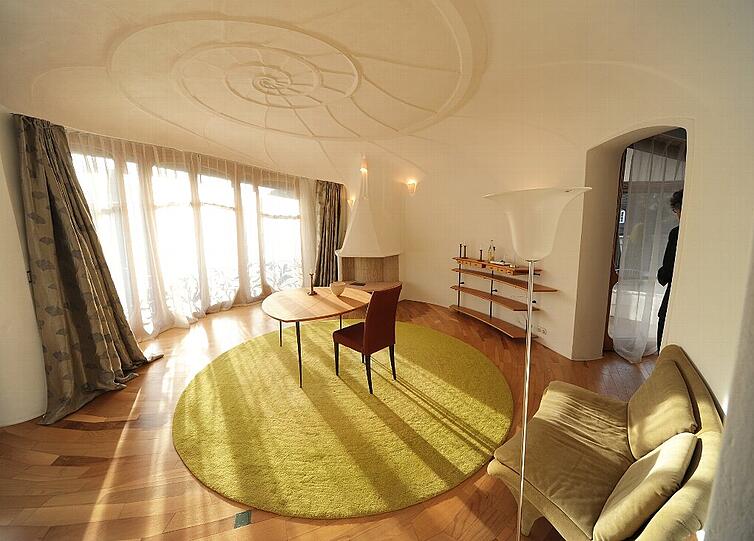 Wer will, kann sich in der Villa sogar einmieten: Eines von zwei Appartements.