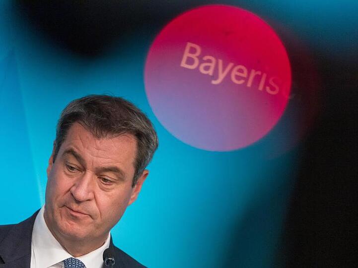 Markus Söder (CSU), Ministerpräsident von Bayern, nimmt an einer Pressekonferenz teil. Foto: Peter Kneffel/dpa
