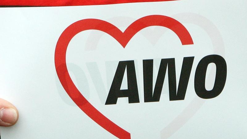Das Logo der Arbeiterwohlfahrt (AWO) ist auf einem Papier zu lesen. Foto: Holger Hollemann/dpa/Symbolbild Das Logo der Arbeiterwohlfahrt (AWO) ist auf einem Papier zu lesen. Foto: Holger Hollemann/dpa/Symbolbild
