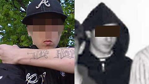 Die beiden mutmaßlichen Täter.