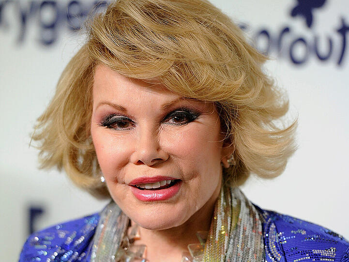 Starb nach einem ungenehmigten Eingriff: Joan Rivers