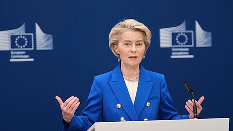 Von der Leyen will Europa wieder aufrüsten.