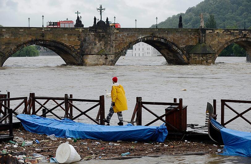 Hochwasser in Prag, Tschechien