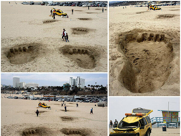Guerilla Marketing ist eine äußerst amüsante Art der Werbung, hier für den Film "King Kong 3D".