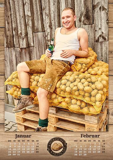 Kartoffelkalender 2018: Die Kalendermotive.