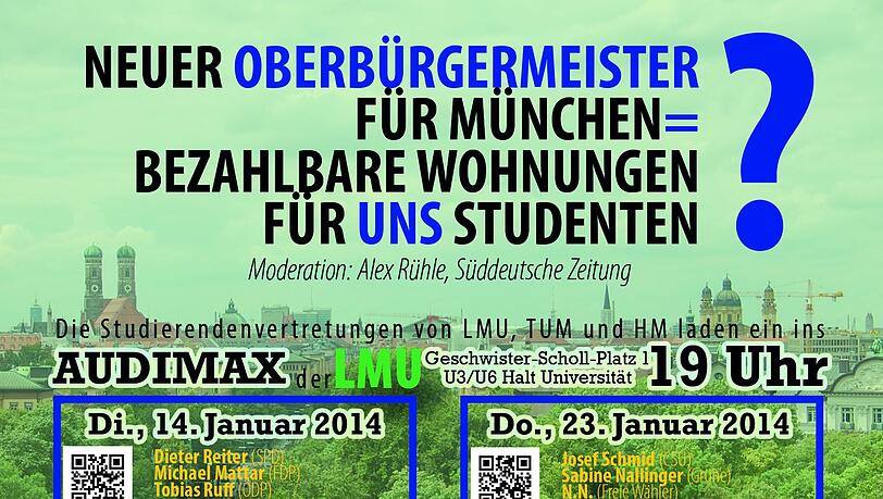 Doch wann und wie wird das geschehen? Darüber wollen Studenten der Münchner Hochschulen im Januar mit Politikern diskutieren. Doch wann und wie wird das geschehen? Darüber wollen Studenten der Münchner Hochschulen im Januar mit Politikern diskutieren.