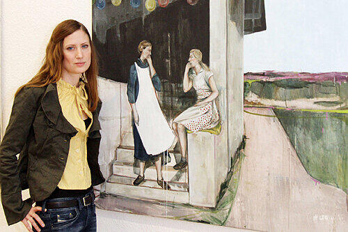Meisterschüler mit Faible für Realismus: Die Nürnberger Maler Meike Lohmann...