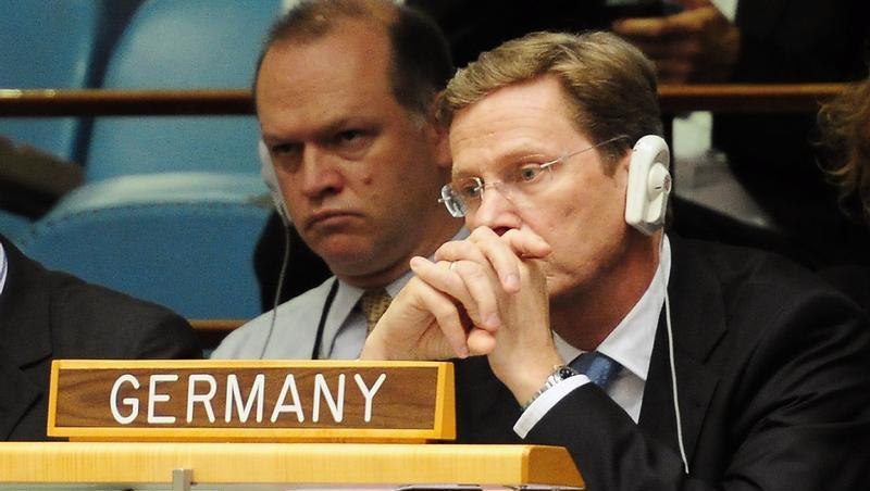 Bundesaußenminister Guido Westerwelle (FDP) wirbt in New York für die deutsche Kandidatur Bundesaußenminister Guido Westerwelle (FDP) wirbt in New York für die deutsche Kandidatur