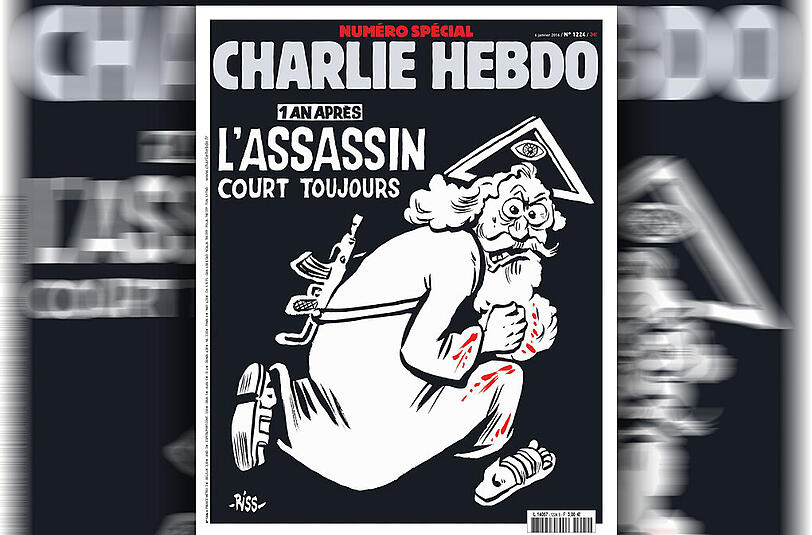 Die Titelseite der neuen "Charlie Hebdo"-Sondersausgabe. Das Magazin erscheint am 6. Januar.