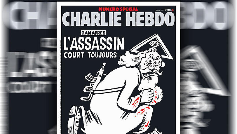 Die Titelseite der neuen "Charlie Hebdo"-Sondersausgabe. Das Magazin erscheint am 6. Januar. Die Titelseite der neuen "Charlie Hebdo"-Sondersausgabe. Das Magazin erscheint am 6. Januar.