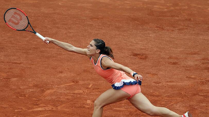 Andrea Petkovic erinnert bei den French Open an vergangene Zeiten.