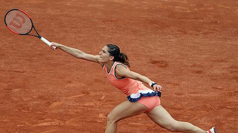 Andrea Petkovic erinnert bei den French Open an vergangene Zeiten.