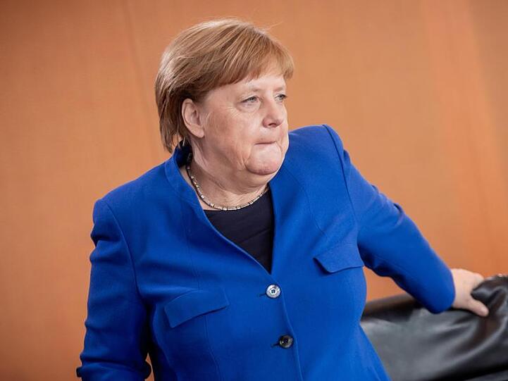 Eine Zukunft auf einem EU-Posten? Bundeskanzlerin Angela Merkel im Kanzleramt.