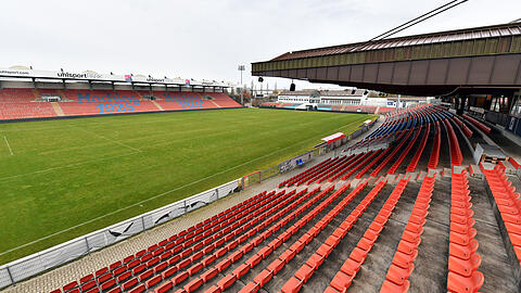 Das Stadion der Spielvereinigung in Unterhaching.