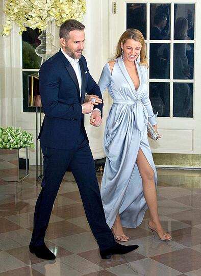 Ryan Reynolds und seine Frau Blake Lively im Weißen Haus